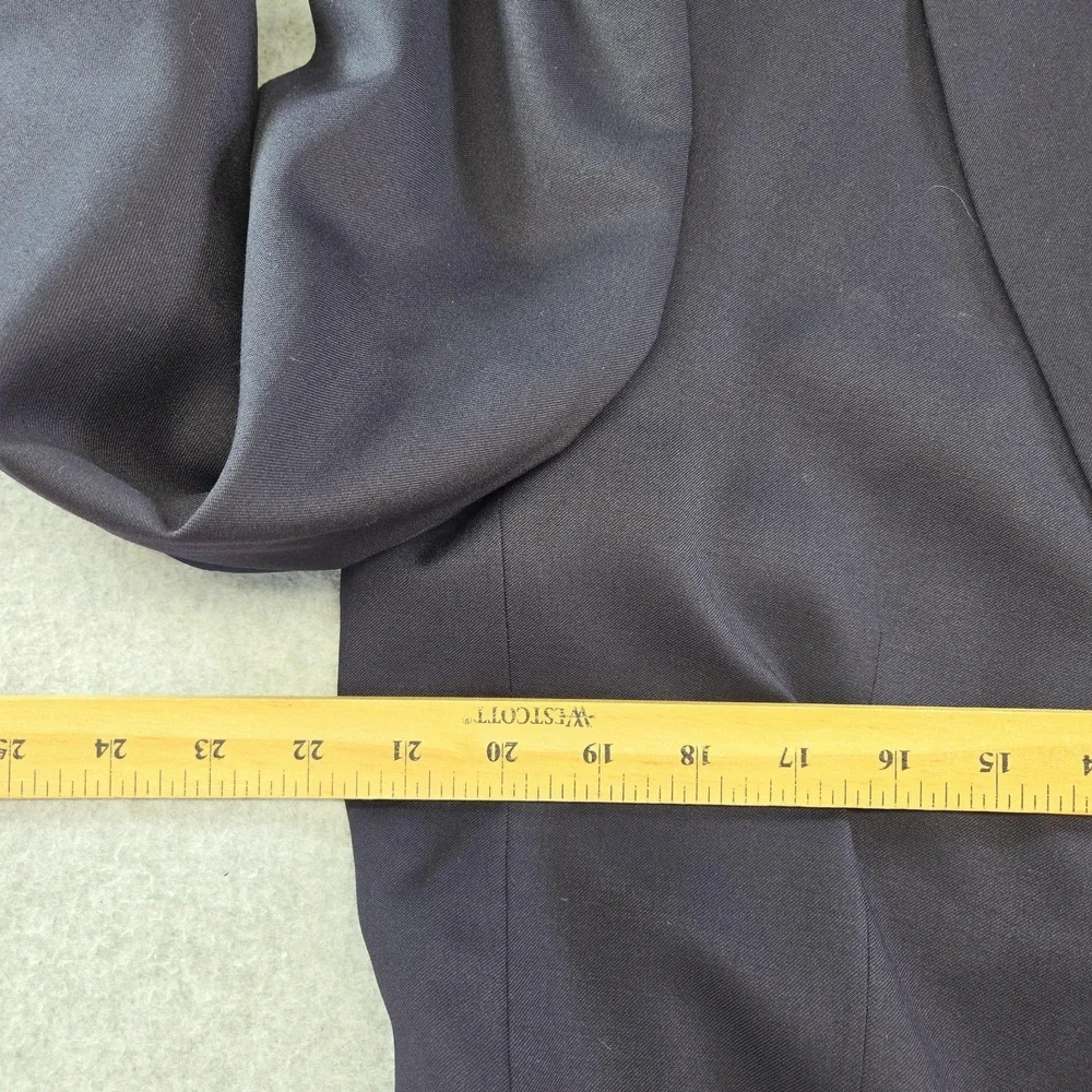 Hart Schaffner Marx Blazer Mens 44R Blue Wool Single-Breasted 2 Button USA